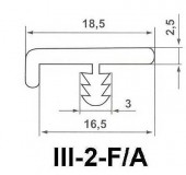 Профиль III-2-F\A F16 16мм